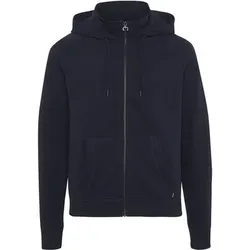 CHIEMSEE Sweatjacke mit CHIEMSEE Rückenprint, Größe S in Schwarz Schwarz