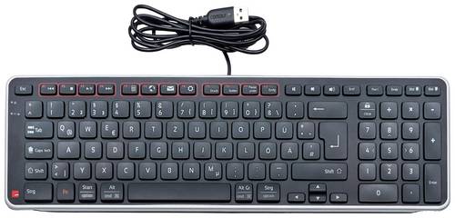 Contour Design Balance Kabelgebunden Tastatur Deutsch, QWERTZ Schwarz