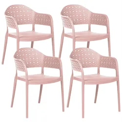 STUHL 4er-Set Rosa Narino