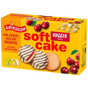 Griesson Kekse Soft Cake Kirsche, 2 Pack à 12 Stück, 300 g