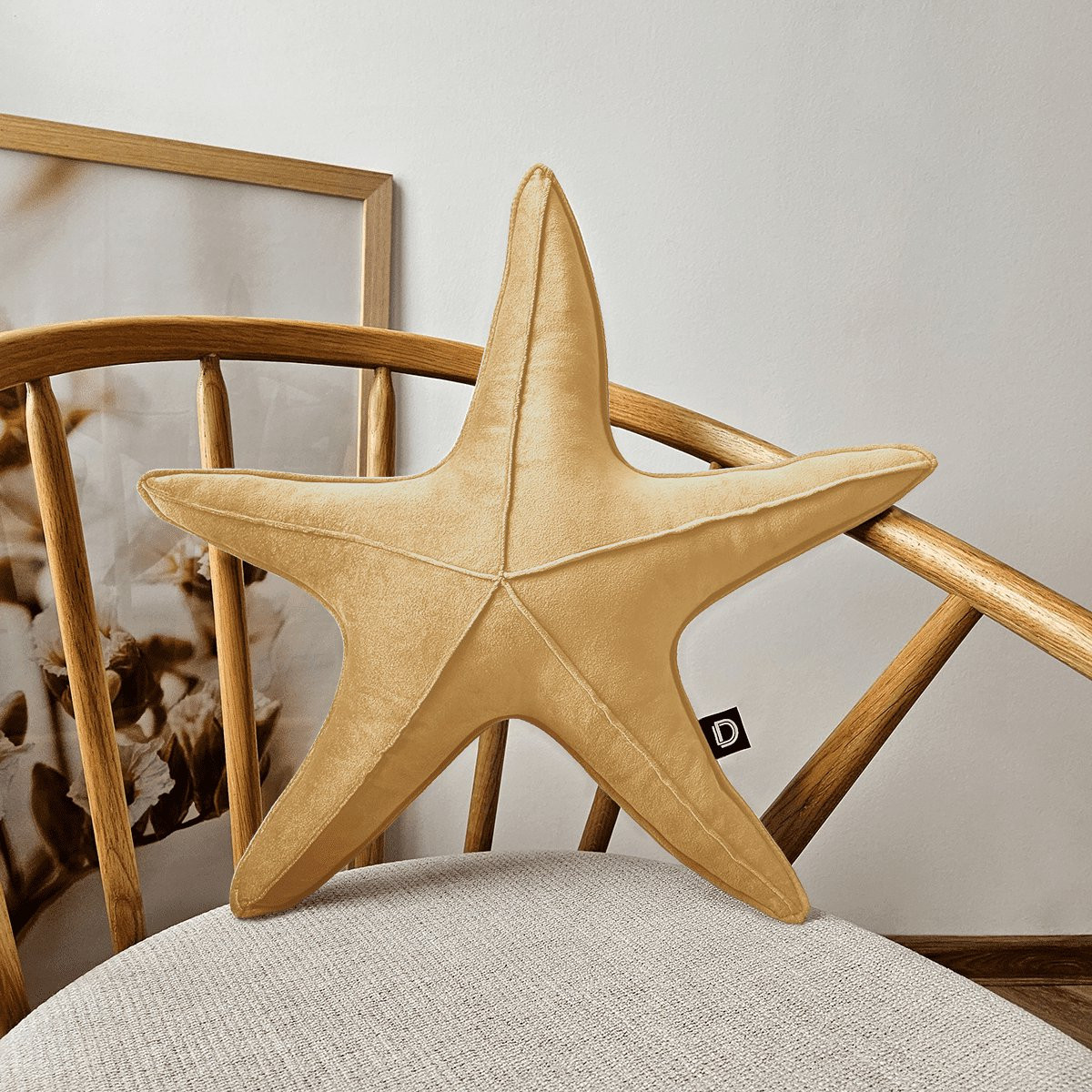 Sierkussen Decordruk VELVET Rozewindvorm Zonnig
