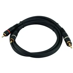 HighEnd Soundkabel Audiokabel 2x2 Cinch rot weiß 0,9m Kabel CC-9 30209356