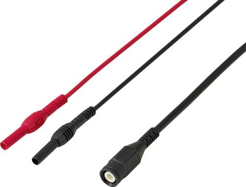 VOLTCRAFT MSC-220 BNC-Messleitung 1.2m Rot, Schwarz