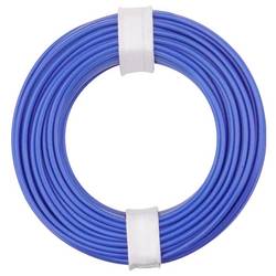 Donau Elektronik 175-012 Litze LiY 1 x 0.75 mm² + 1 x 0.75 mm² Blau 1 St.