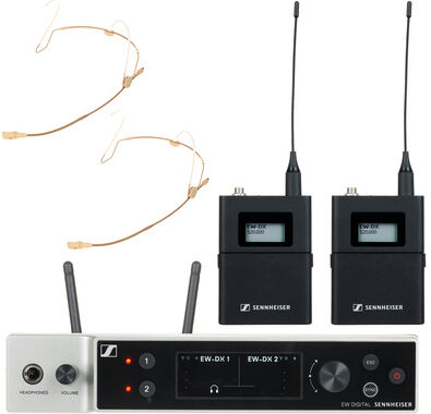 Sennheiser EW-DX 2x HSP 4 Lemo R1-9 Set Beige