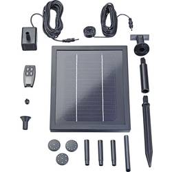 Pontec 43324 PondoSolar 250 Control Solar-Pumpenset mit Beleuchtung, mit Akkuspeicher