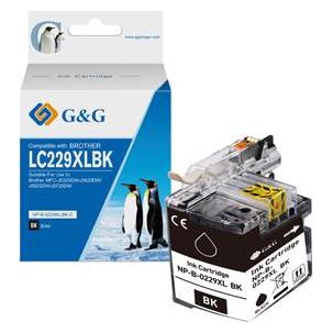 G&G kompatibel Ink mit LC-229XL, NP-B-0229XLBK, black, 2400S (BK) (35576281)