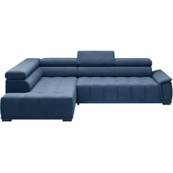 Ecksofa Gremio links Dunkelblau