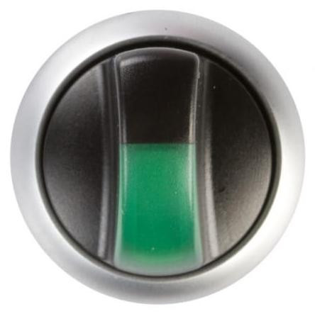 Eaton M22-WRLK-G indicatorlamp met drukknop, 2 posities, groen, vergrendelbaar