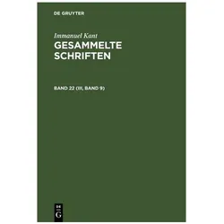 Kant:Opus postumum. Zweite Hälfte (Conv, Fachbücher von Immanuel Kant