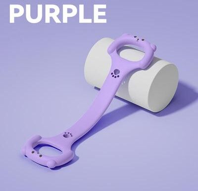 Healfit Counter Elastic Pilates Fitness Woman, Yoga Pull Strap, Cat Claws Tension Rope, Chest Expander Resistance Band purple