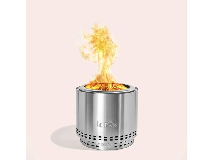 herQs Smokeless FirePit - Blaze - Rookloze Vuurkorf voor de gemiddelde en grote tuin - ⌀ 49\,5 cm
