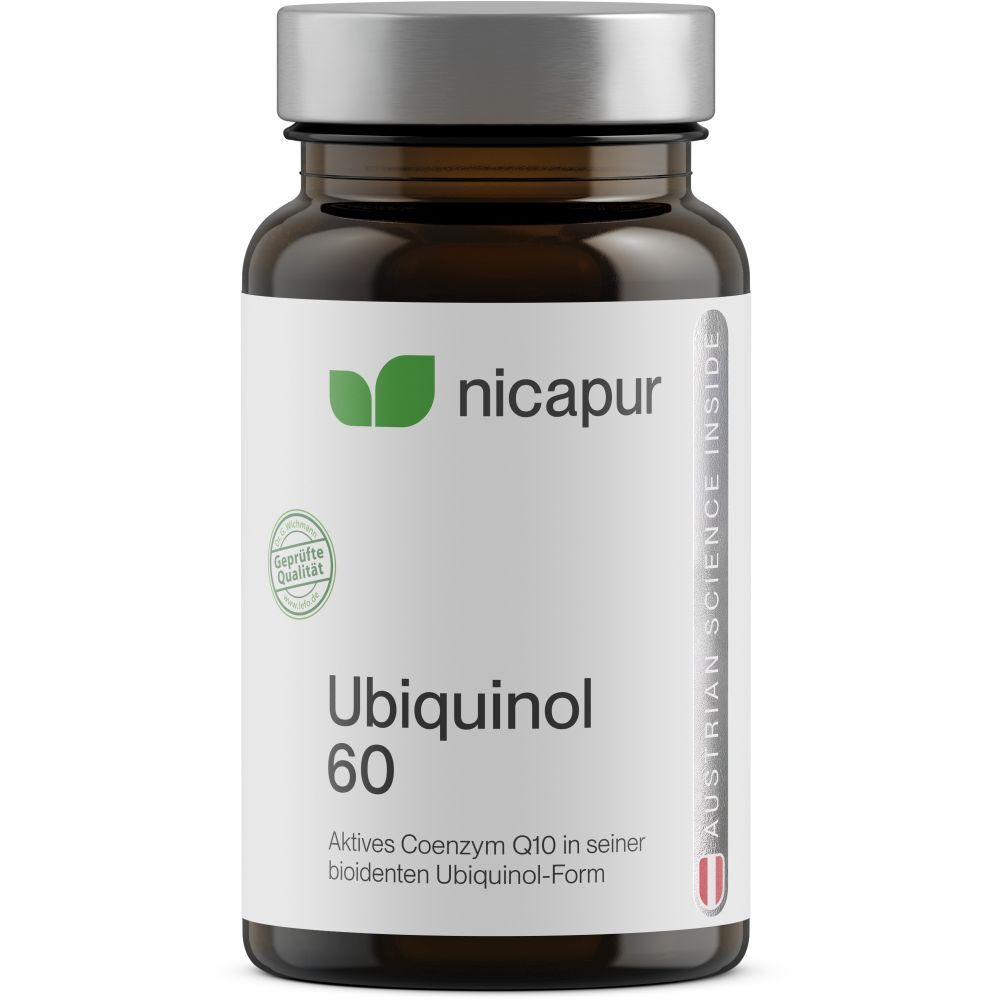 Nicapur Ubiquinol 60 Kapseln St