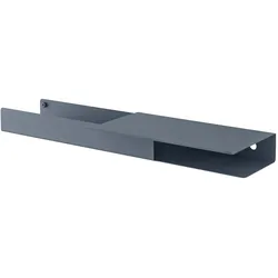 Muuto Folded Platform Wandregal, 62 x 5 cm, blaugrau