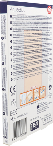 Pic Solution Aquabloc Post-Operative Antibacterial 5 Units 10x15 cm