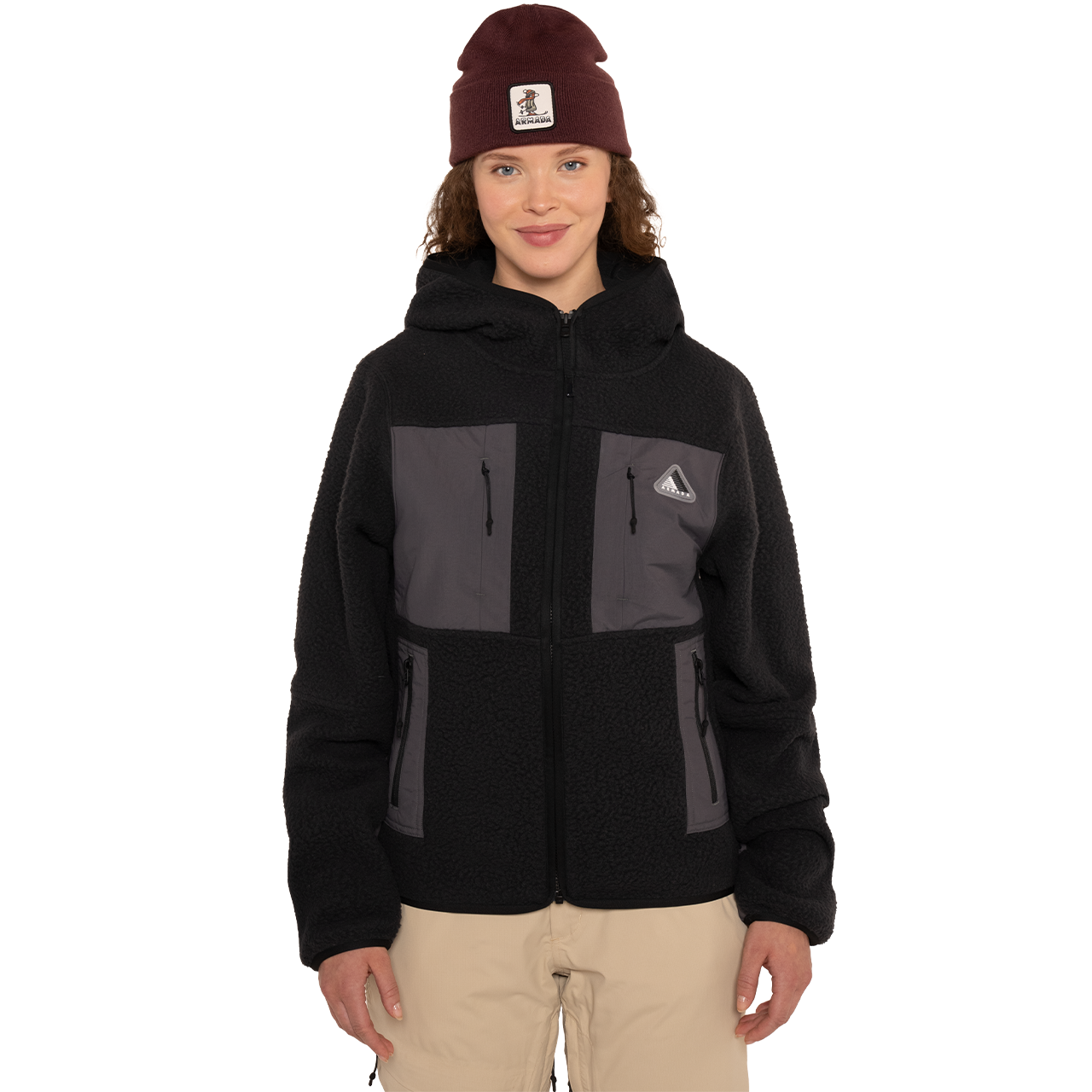 Armada Skiwear Fleece Jacke FUTHERANCE anthracite-black - XL