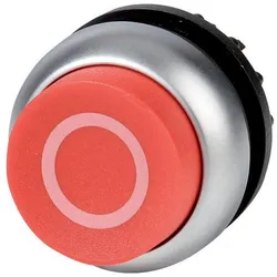 Eaton 216655 Drucktaste, RMQ-Titan, hoch, tastend, rot, beschriftet, Frontring Titan M22-DH-R-X0  - 5 Stück
