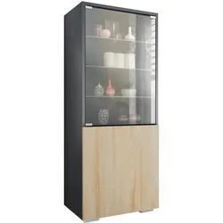 VITRINE Granada Eiche sägerau