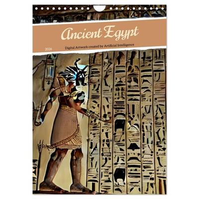 Ancient Egypt - Digital Artwork created by Artificial Intelligence (Wall Calendar 2026 DIN A4 portrait), CALVENDO 12 Month Wall Calendar