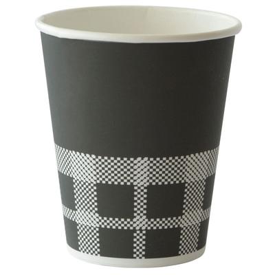800x DUNI Becher Izza schwarz 24 cl Weiß