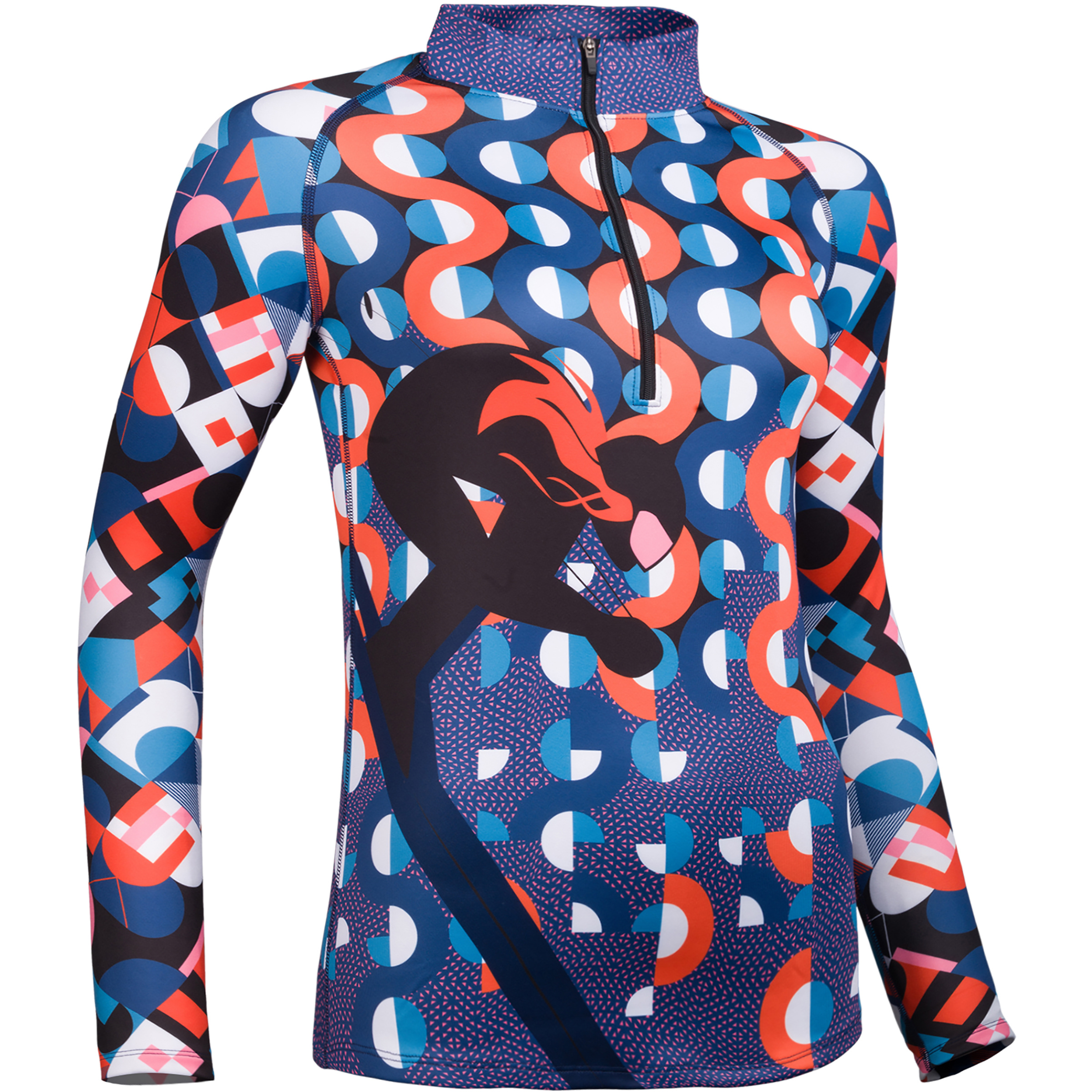 FreiSein AbFahrt Damen Longsleeves blau Größe XL Trekking Elastisch