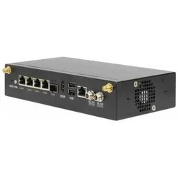 Aaeon FWS-2280-E5-A10-000 - Desktop-Netzwerkanwendung mit Intel Elkhart Lake-Prozessor, Router, Schwarz