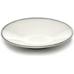 Serax Cappuccino-Untertasse Weiss Inku 14 Durchmesser Sergio Herman 4 Stück, Untertasse, Weiss