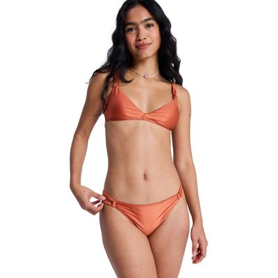 Bikini-Hose ROXY "Beachside Bohemia Moderate", Damen, Gr. S, orange (ginger spice), Obermaterial: 84% Nylon, 16% Elasthan., Badehosen Bikini-Hose