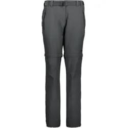 CMP Campagnolo, Unisex, Outdoorhose, Kinder Trekking Zipp Off Girls Hose (116), Grau