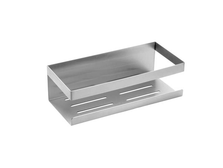 Schöner Wohnen Duschablage, Silberfarben, Metall, eckig, 10x36x13 cm, Badaccessoires