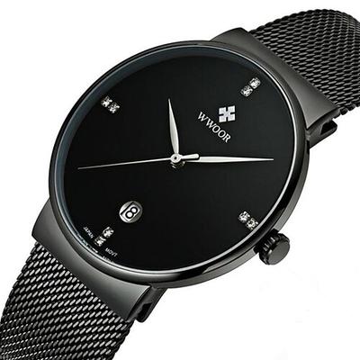 Top Marke Uhr Herren Mode Edelstahl Gold Uhr Herren Luxus Diamant Minimalistische Herren Uhr Quarz Uhr Uhr