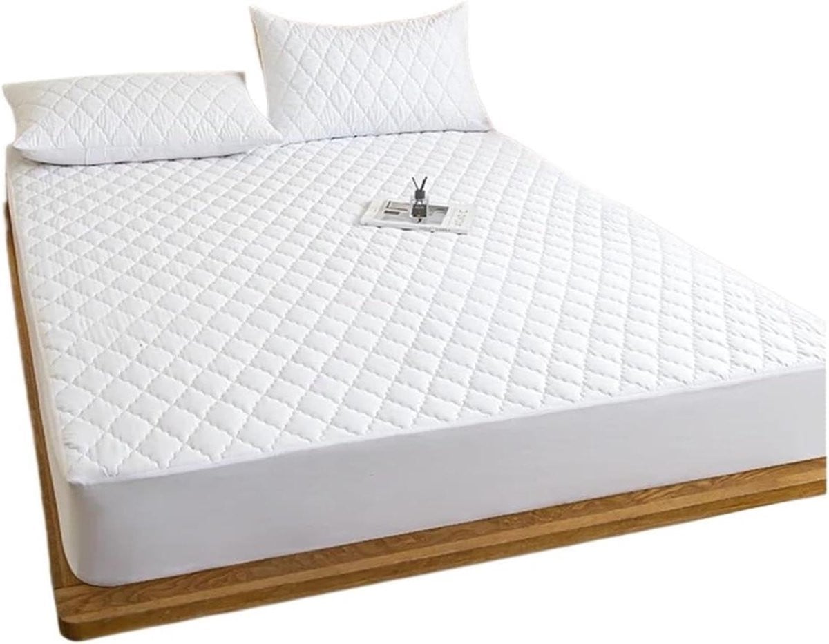 Matrashoes Matrasbeschermer Wit 90x200 cm - Volledig Waterdicht