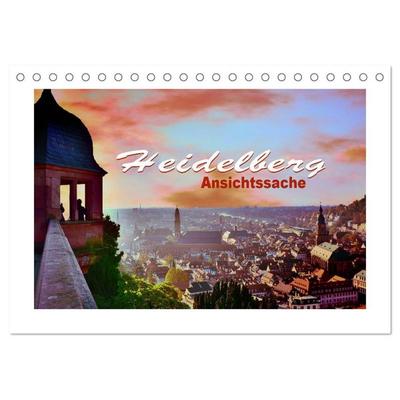 Heidelberg - Ansichtssache (Tischkalender 2027 DIN A5 quer), CALVENDO Monatskalender