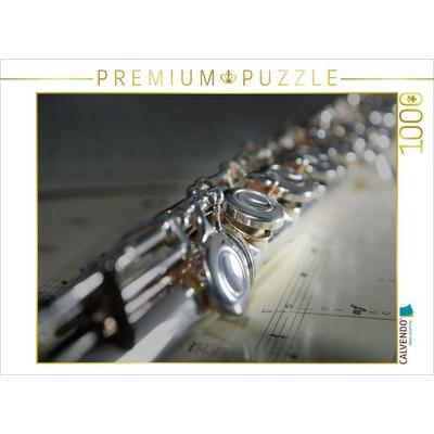 CALVENDO Puzzle Teil einer Querflöte | 1000 Teile Lege-Größe 64x48cm Foto-Puzzle für glückliche Stunden