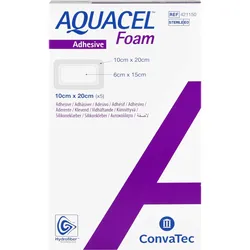 Aquacel Foam Adhäsiv 10x20cm 5 ST