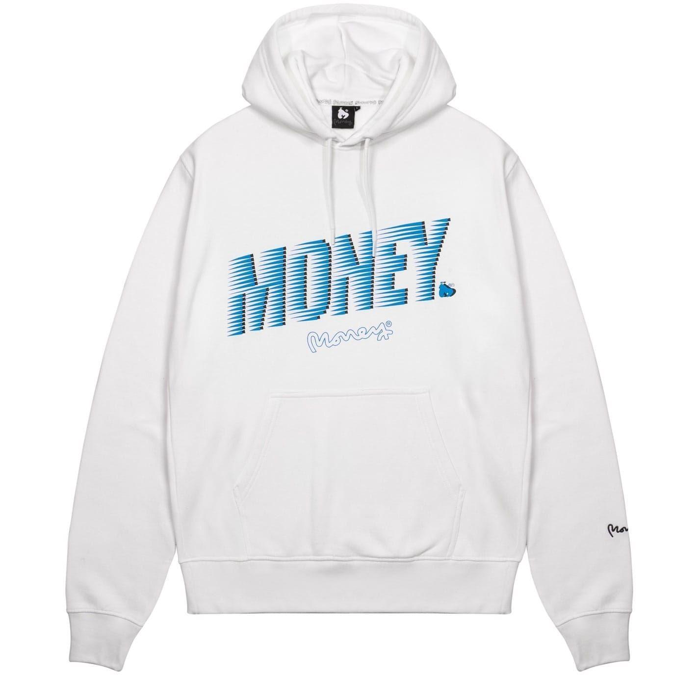 Money Zoom Ape-hoodie voor heren (Wit)