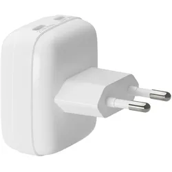 dbramante1928 Re-Charge - Eu Flat Wall Charge (25 W, 2 Ports), USB Ladegerät, Weiss