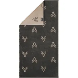 Cawö Handtücher Alpenchic Allover Handtuch 50x100 cm | granit - grau