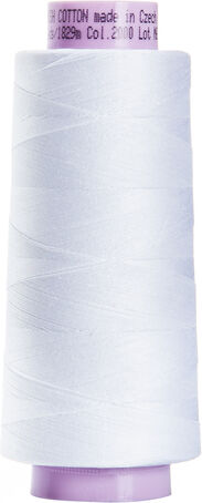 Mettler Silk Finish Cotton Maschinen- & Handquiltgarn, Stärke: 50, 1829m-Spule, weiß