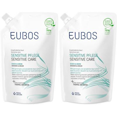Eubos Sensitive Dusch & Creme Nachf.Btl. 2x 2x400 ml Emulsion