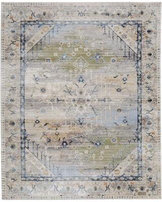Grand Bazaar Claymore Machine Made Distressed Transitional Area Rug