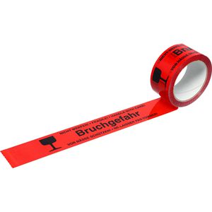 Antalis Packband PP, Bruchgefahr, 50mm x 66m, leise abrollbar