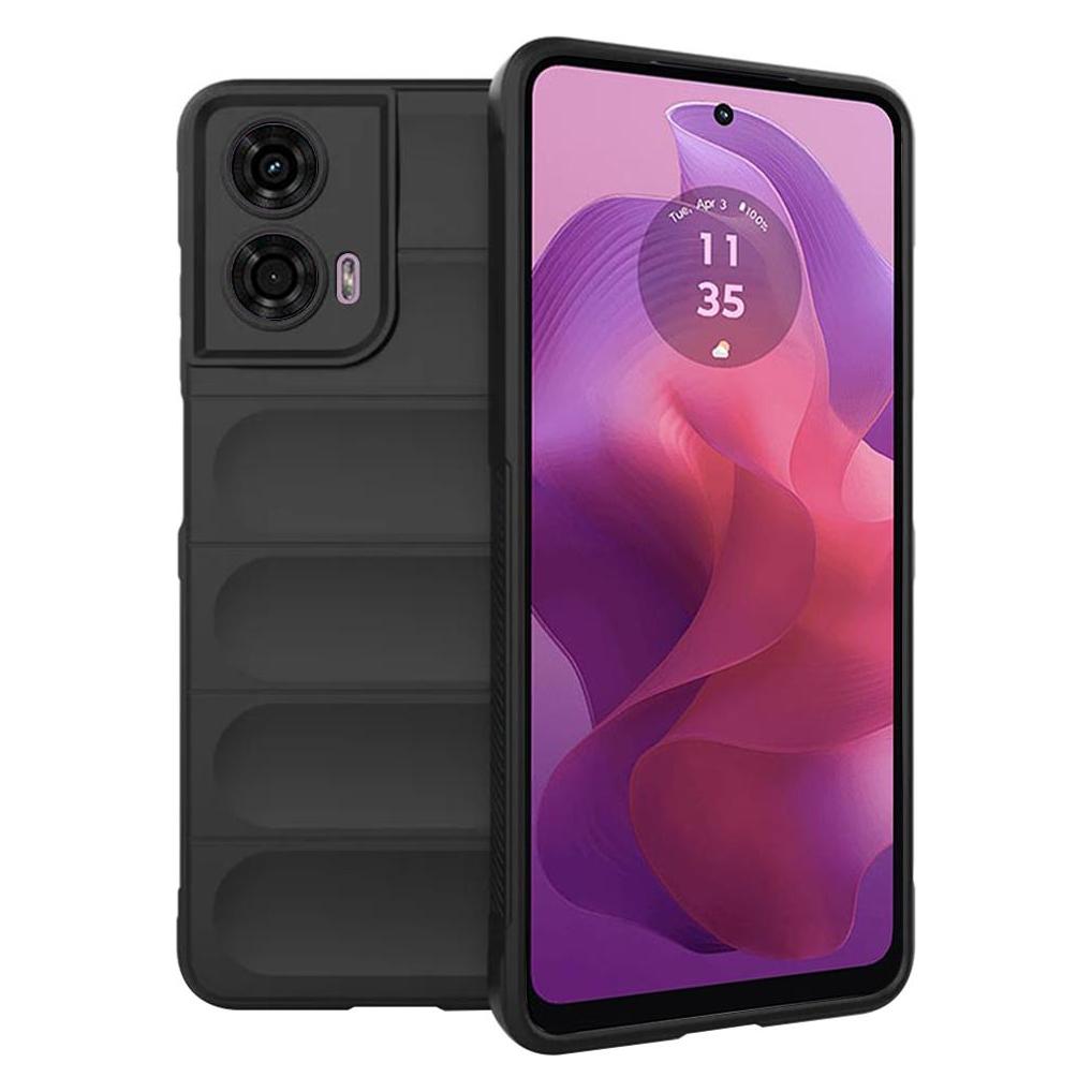 Techsuit - Magic Shield - Motorola Moto G04 / Moto G04s / Moto G24 / Moto E14 - Black (Motorola Moto E14, Motorola Moto G04, Motorola Moto G24) (56496486)