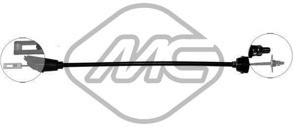 Metalcaucho Seilzug, Kupplungsbetätigung 80700 Für Citroën