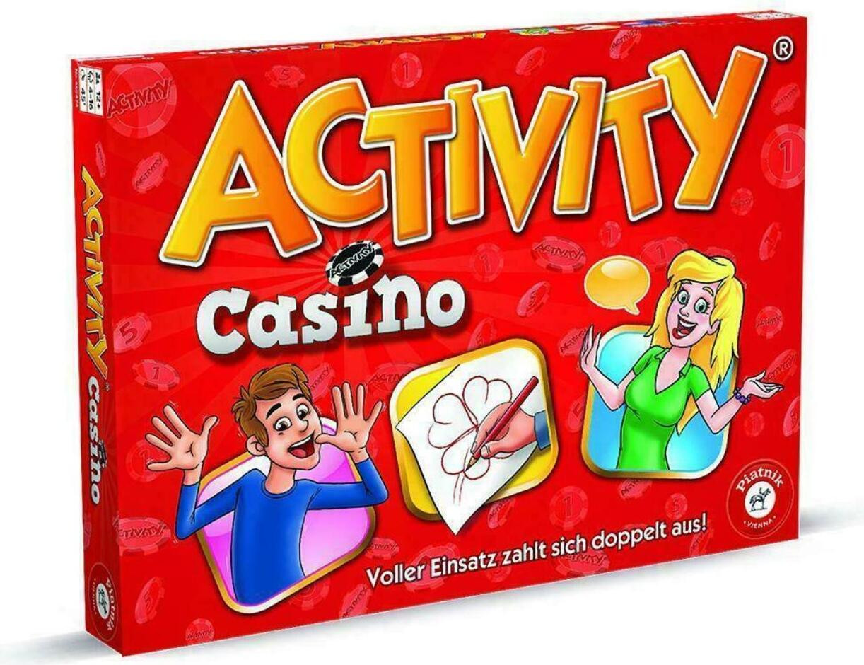 Piatnik Activity Casino gezelschapsspel voor groepen inclusief jetons