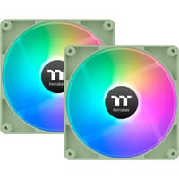 CT120 Reverse ARGB Sync PC Cooling Fan Matcha Green, Gehäuselüfter hellgrün, 2er Pack, ohne Controller, Reverse, 120 mm