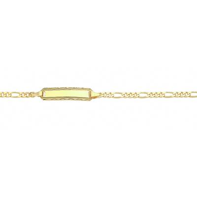 ID Armband ADELIA´S "14 cm ID - Armband 333 Gold ( 8K )", gold, Armbänder, Damen, 14cm, Gold, Goldarmband