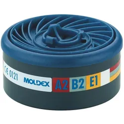 Moldex, Atemschutzmaske, Gasfilter A2B2E1, für Serie 7000 + 9000, EasyLock, organische Gase, anor (A2BEK1P)