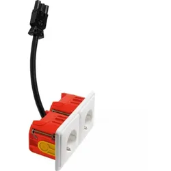 Peha Doppel Steckdose SCHUKO H 80.661267202GE30BW