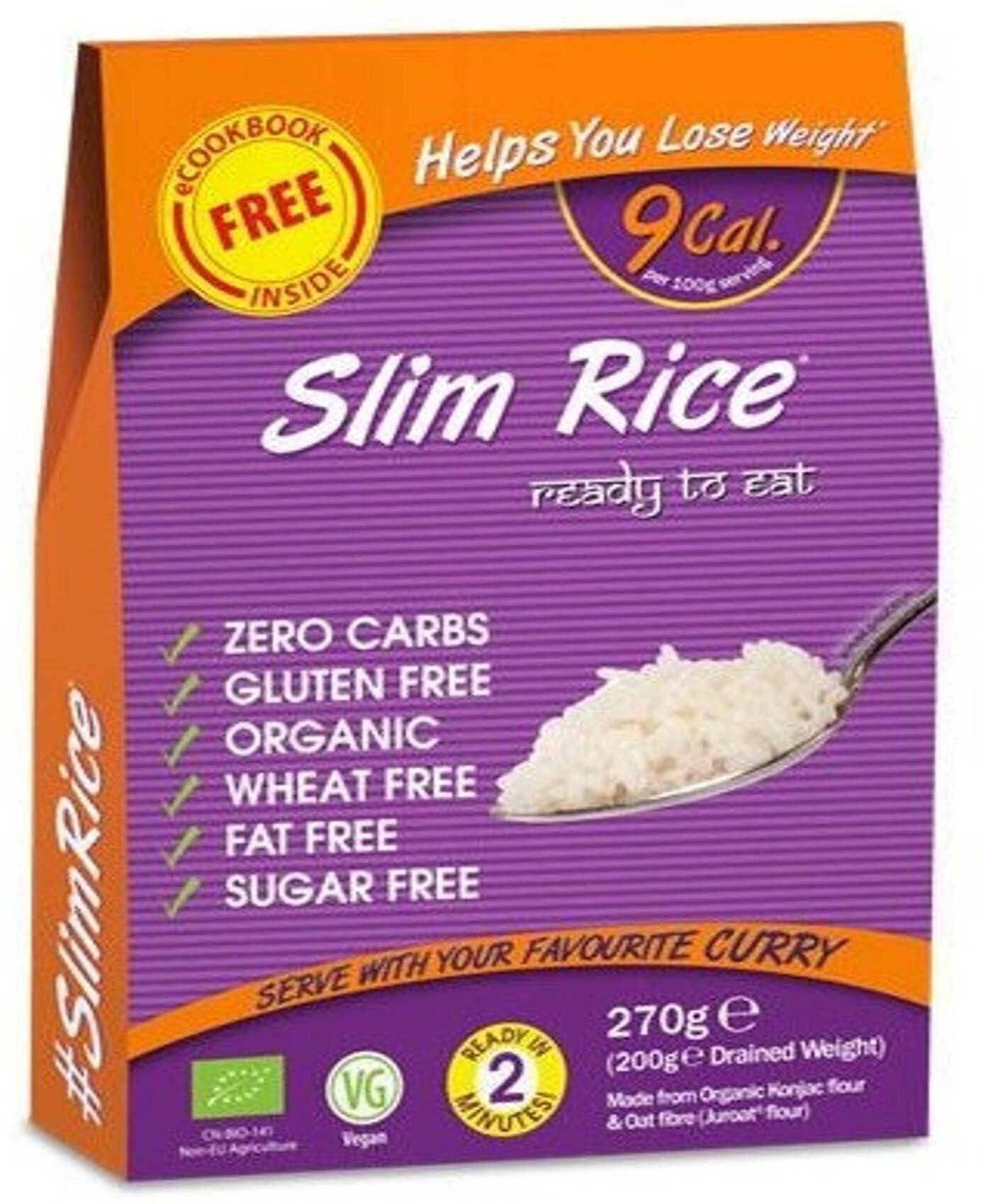 Eat Water Slim Pasta Rice 270 Grammi (Sgocciolato 200g) 